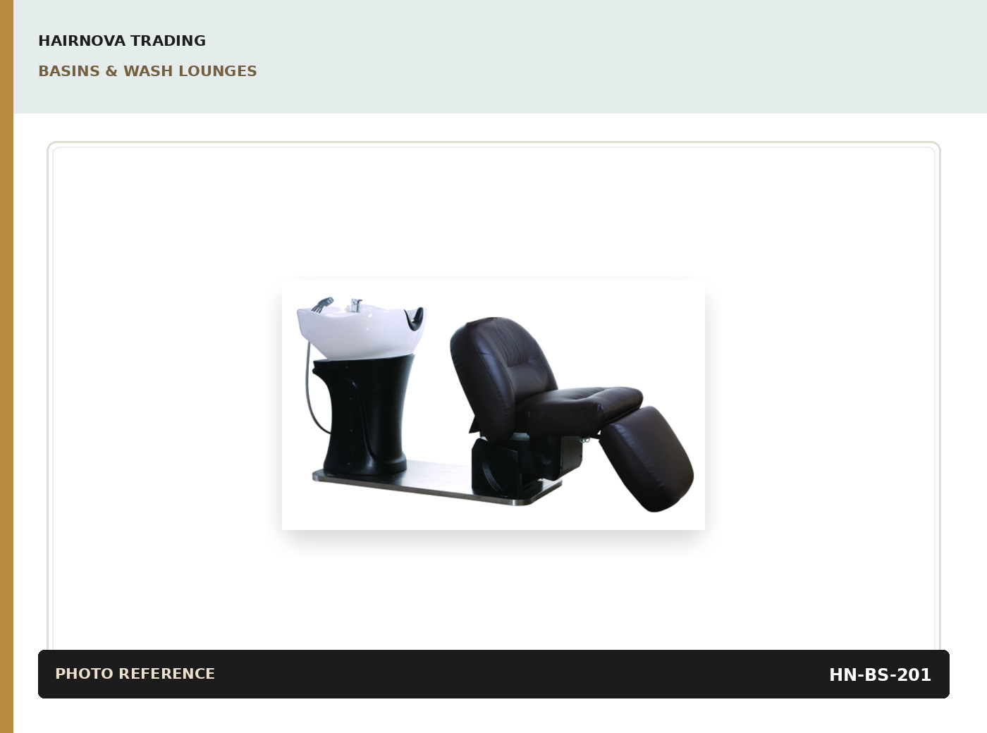 Black Backwash Basin Unit catalogue product image