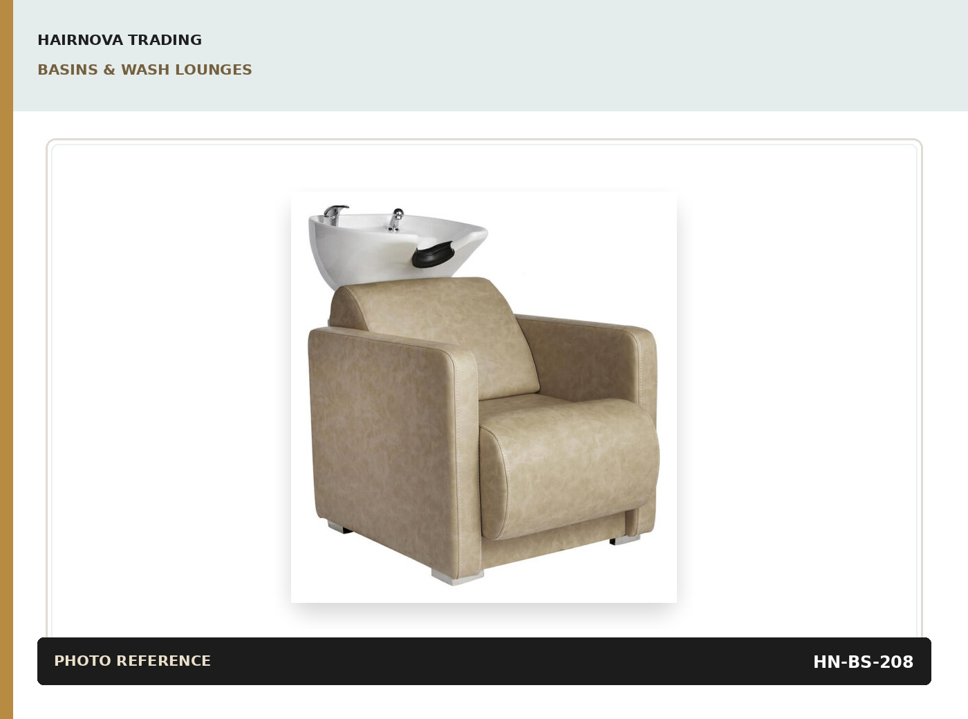 Backwash Collection — Finish Options catalogue product image