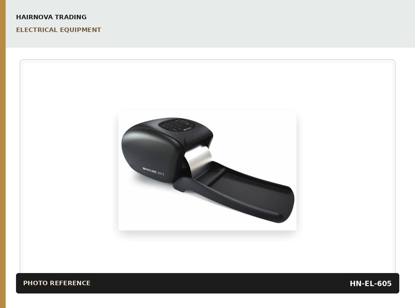 Electric Foil Dispenser — Countertop catalogue product image