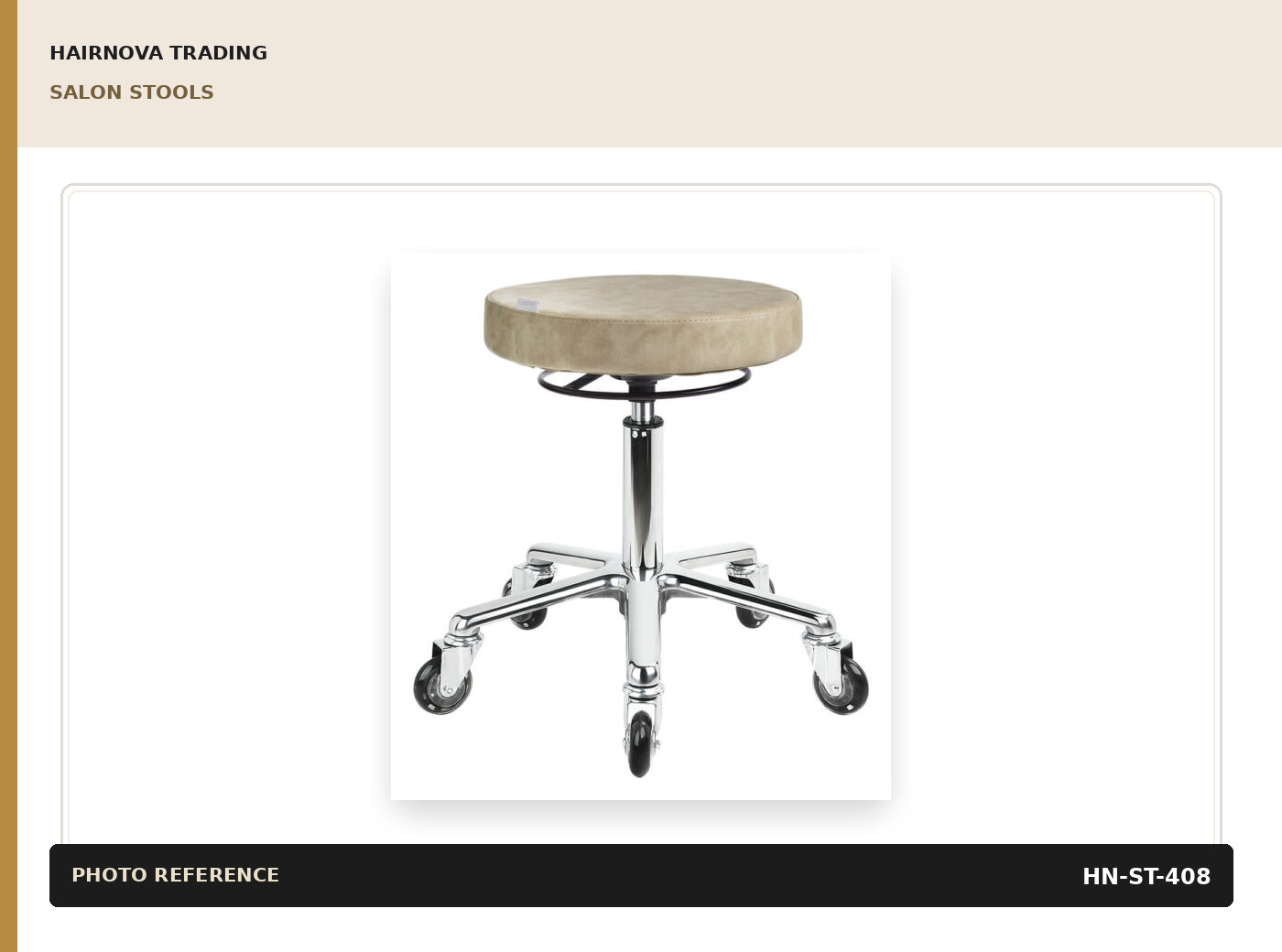 Sand Stool — Aluminium Base catalogue product image